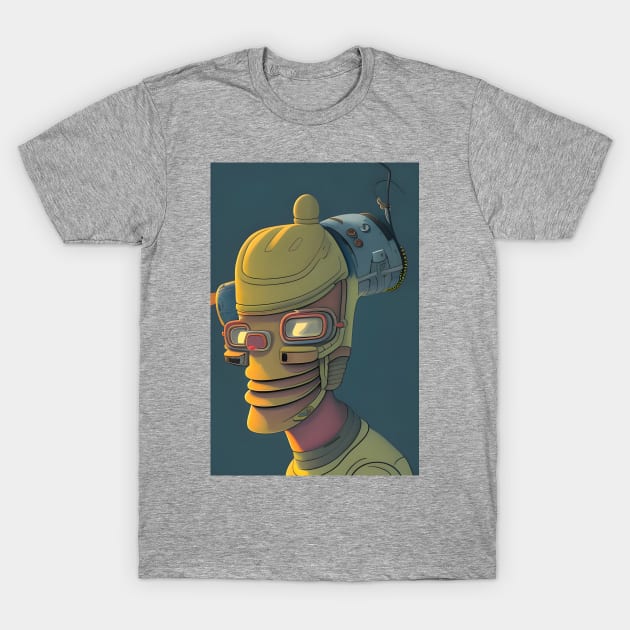 Green robot T-Shirt by Urbanic